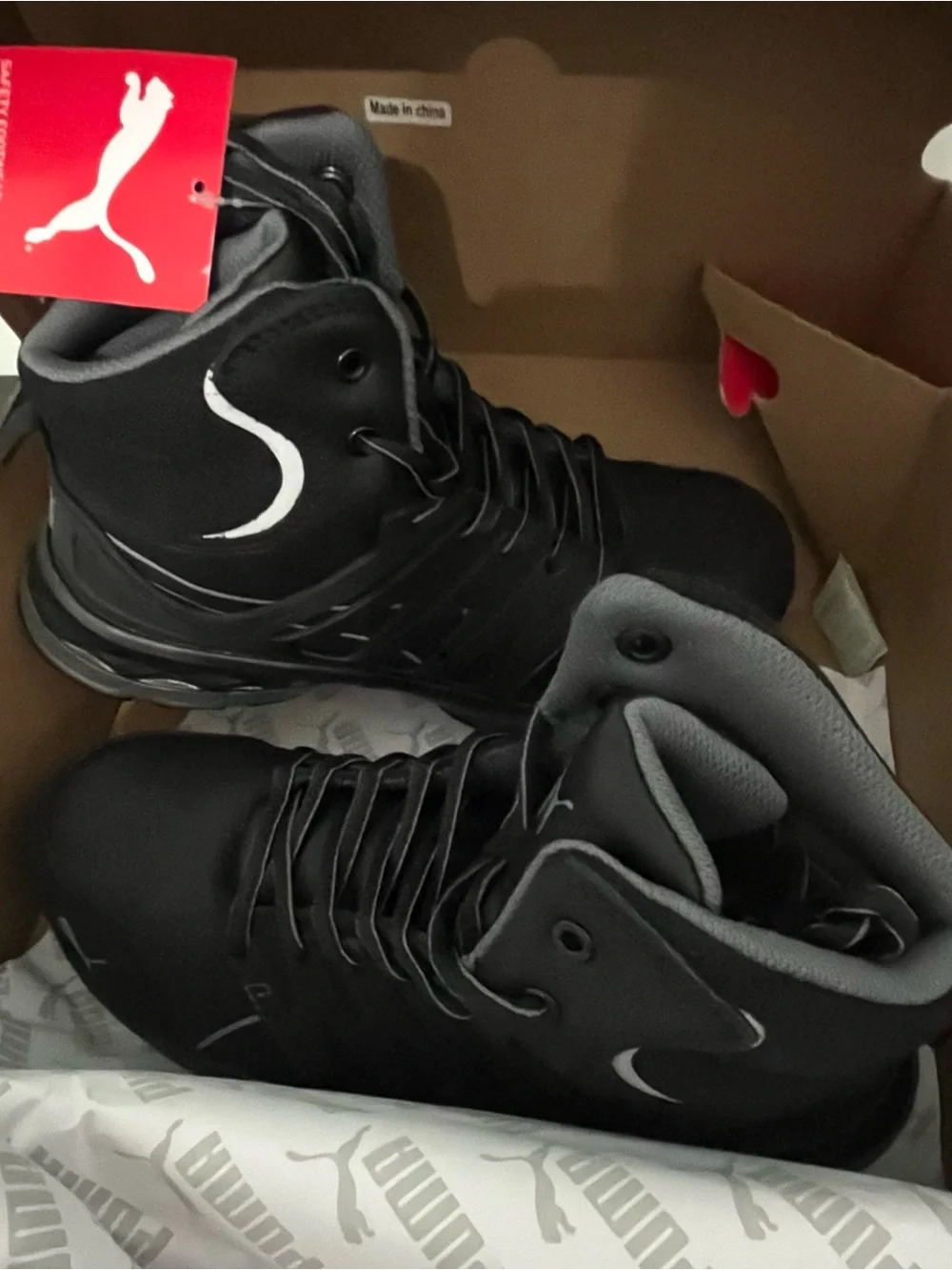 Puma Men's Black High-Top safety boot
